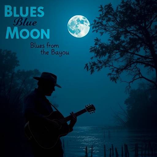 Album cover for Blue Moon Davis' 'Blues from the Bayou'.
