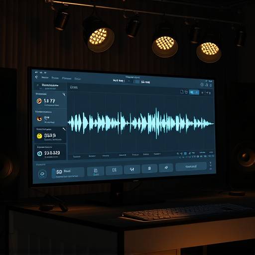 Software interface showing audio restoration tools